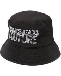 Versace Jeans Couture - Sombrero De Pescador Con Logo Bordado - Lyst