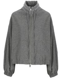 D.exterior - Chaqueta Bómber Con Cremallera - Lyst