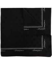 Dolce & Gabbana - Logo-Print Silk Scarf - Lyst