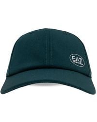 EA7 - Accessoires ,Groen ,Polyester Baseball Cap - Lyst