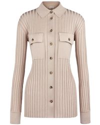 Tod's - Ribbed Chest-Pocket Cardigan - Lyst