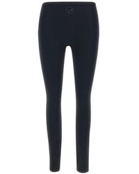 DIESEL - Stretchy Trousers With Detailing - Lyst