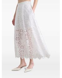 Toccin - Stacy Guipure-Lace Scalloped Skirt - Lyst
