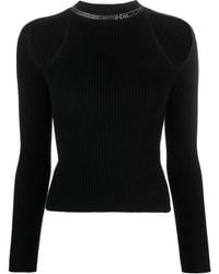 Gcds - Bling ラインストーン ニットトップ - Lyst