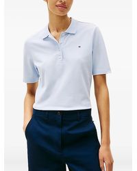 Tommy Hilfiger - Small-Logo Polo Top - Lyst