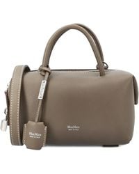 Max Mara - Holdalls Top Handle Padlock-Detail Tote Bag - Lyst