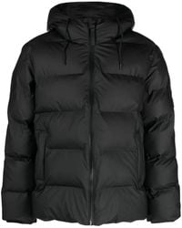 Rains - Piumino Alta Con Cappuccio - Lyst