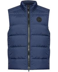 Canada Goose - Chaleco Acolchado Con Parche Del Logo - Lyst