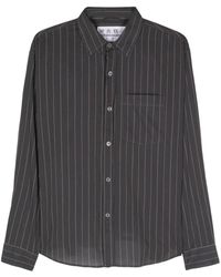 mfpen - Executive Striped Cotton Shirt - Lyst
