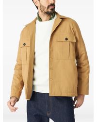 Fortela - Patch Pocket Cotton Overshirt - Lyst