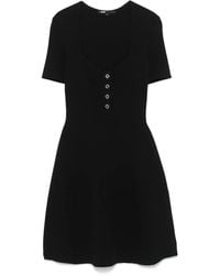 Maje - Vestido corto con escote corazón - Lyst