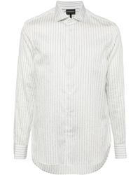 Emporio Armani - ストライプ シャツ - Lyst