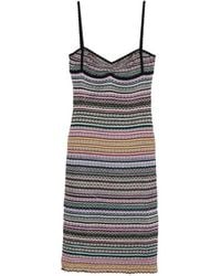 Missoni - Striped Trim Dress - Lyst