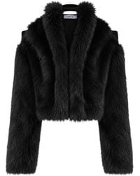 SRVC Studio - Lyra Faux-Fur Jacket - Lyst