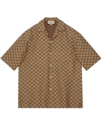 Gucci - GG Linen Blend Shirt - Lyst