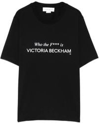 Victoria Beckham - Cotton T-Shirt - Lyst