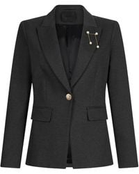 Liu Jo - Schmale Jacke mit Schmucksteinen - Lyst