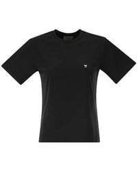 Weekend by Maxmara - Embroidered-Logo Straight-Fit T-Shirt - Lyst