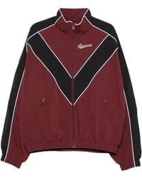 Willy Chavarria - Bad Boy Chevron-Panelled Logo-Embroidered Jacket - Lyst