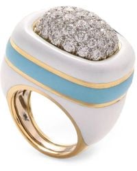 David Webb - Cabana Ring Mit Diamant - Lyst