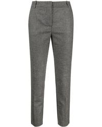 Pinko - Bello Checkered Slim-Fit Trousers - Lyst