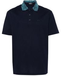 Versace - Polo À Ornements En Cristal De Verre - Lyst