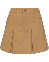 Chocoolate - Cotton Mini Skirt - Lyst