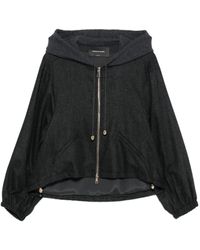 Fabiana Filippi - Hooded Zip-Front Jacket - Lyst