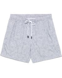 Barba Napoli - Printed Swim Shorts - Lyst