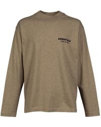 Essentials - Logo-Print Long-Sleeve T-Shirt - Lyst