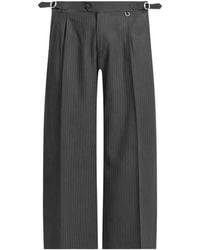RETERNITY - Pinstriped Tailored Trousers - Lyst