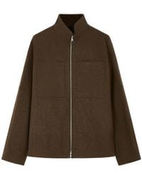 Jil Sander - Felted Jacket - Lyst