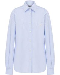 Moschino - Striped Poplin Shirt - Lyst