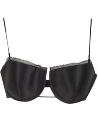 Givenchy - Lace-Trim Silk Top - Lyst