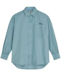 Scotch & Soda - Logo-Embroidered Chest-Pocket Shirt - Lyst