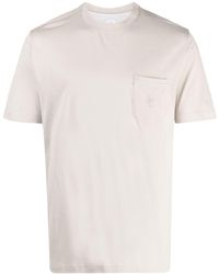 Eleventy - Camiseta con logo bordado - Lyst