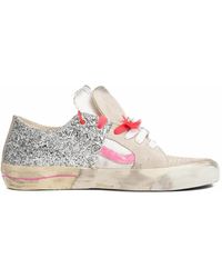 Paul Esterlin - Caly Glitter-Detail Sneakers - Lyst