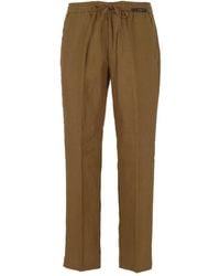 Michael Coal - Pantalon En Lin À Lien De Resserrage - Lyst