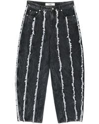 Séfr - Frayed-Detail Jeans - Lyst