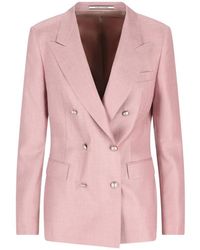 Tagliatore - Blazer Doppiopetto Con Bottone - Lyst