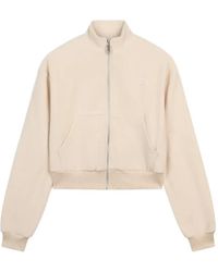 Gcds - Logo-Embroidered Fleece Jacket - Lyst
