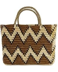 Sensi Studio - Split Personality Canasta Straw Tote Bag - Lyst