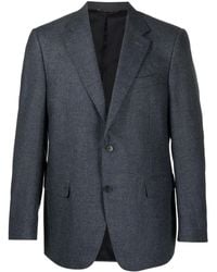 Canali - Twill-Weave Wool Blazer - Lyst