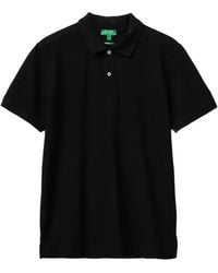 Benetton - Logo-Embroidered Polo Shirt - Lyst