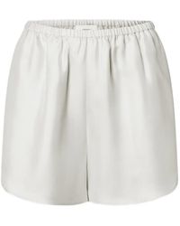 Loulou de Saison - Elastic-Waist Shorts - Lyst