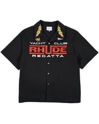 Rhude - Regatta Logo-Print Shirt - Lyst