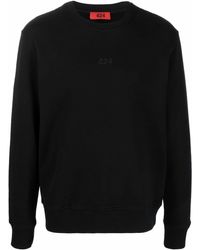 424 - Logo-embroidered Cotton Sweatshirt - Lyst