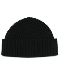 GANT - Chuncky Ribbed Beanie Hat - Lyst