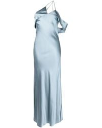 Michelle Mason - Bias-Cut One-Shoulder Gown - Lyst
