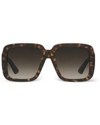 Moschino - Lunettes De Soleil À Effet Écailles De Tortue - Lyst